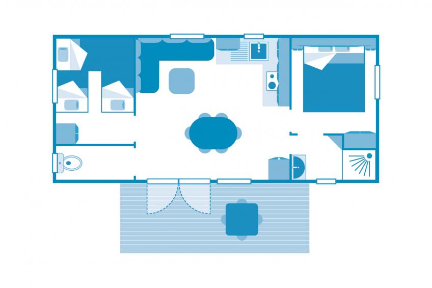 Cottage 5pers 2Bdrms - foto 15