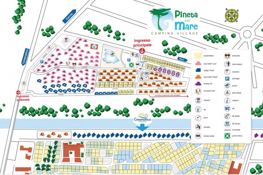 Camping Village Pineta Sul Mare - Cesenatico Mobilhome Luna - foto 29