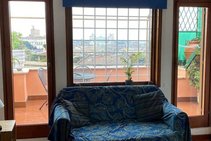 Spanische Treppe Rom Blick