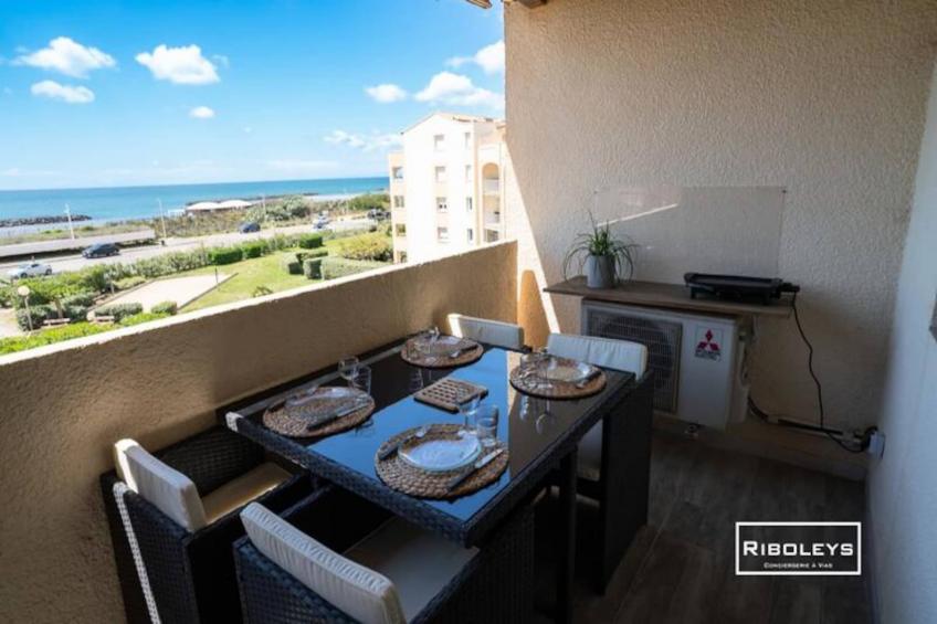 Vias-plage - Appartement Climatisé Avec Piscine Face à La Mer - foto 13