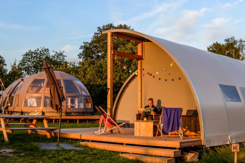 Panorama Lodge met privé sanitair ~ en weids uitzicht - foto 2