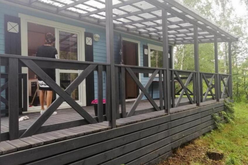 Ganzjahreshäuschen - blau - foto 3