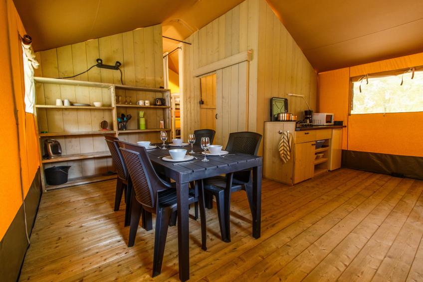Safari tent 6 person with bathroom - foto 6