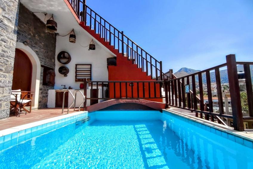 Steinhaus Erato Privater Pool Landschaftliche Kretische Ansichten - foto 3