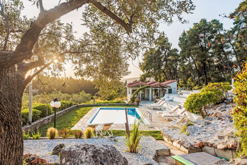Villa Pine Trees bei Kardous, Skopelos Privater Pool