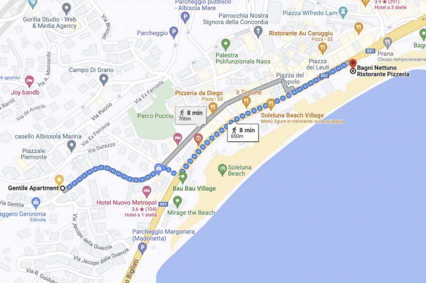 Hübsche Wohnung in Albissola Marina - foto 22