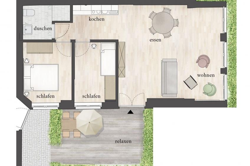 Wohnung in Brandenburg An Der Havel mit Garten, Terrasse und Grill - foto 40