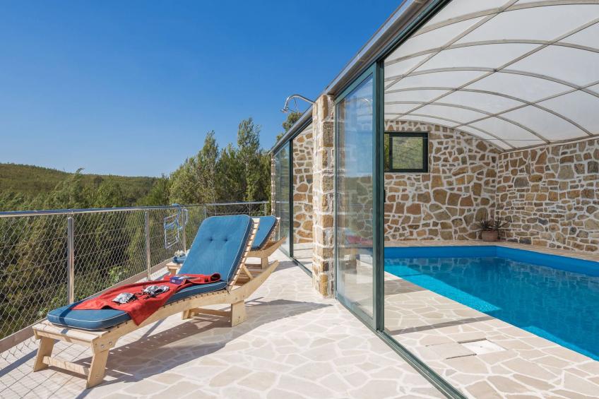 Schöne Steinvilla Divino mit Pool und Ausblick - foto 16