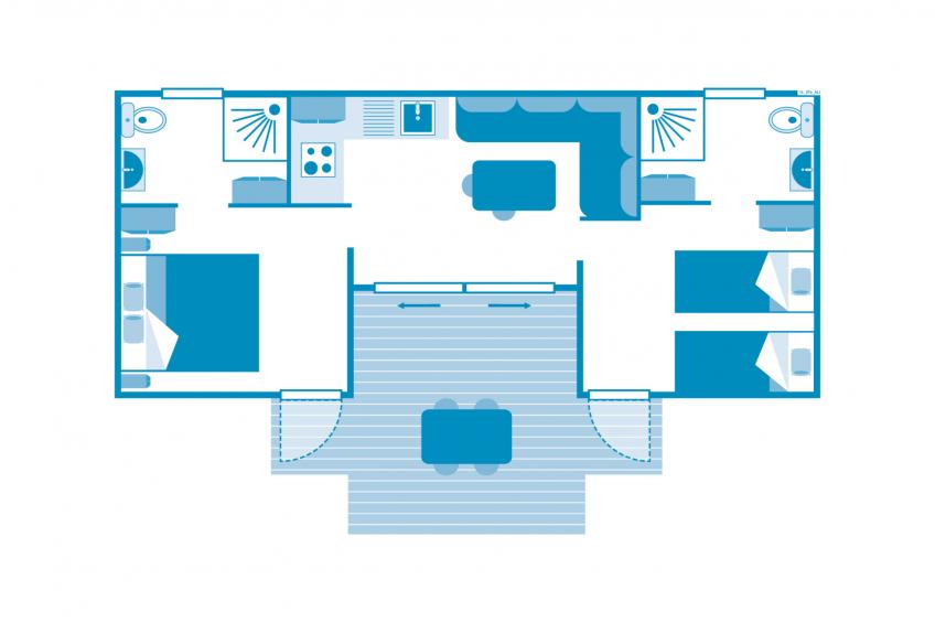 Cottage 4p 2Bdrms AirCon - foto 8