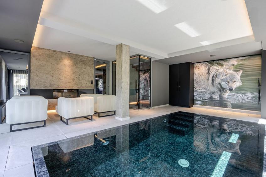 Loge aux Loups, Innenpool, Sauna, nahe am See