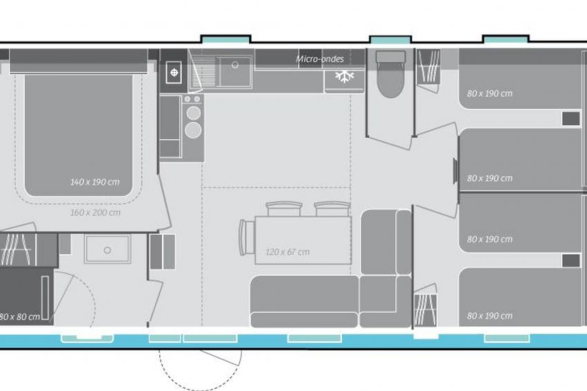 Mobilheim O'Hara 6p camping Scheldeoord Baarland - foto 11