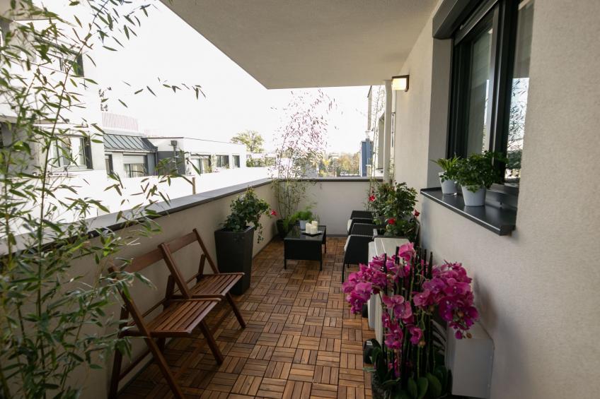 Moderne Wohnung in Kaisermühlen mit Garten und Panoramablick - foto 15