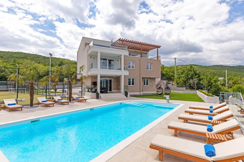 Großes Haus in Lokvičići mit privatem Pool - foto 9