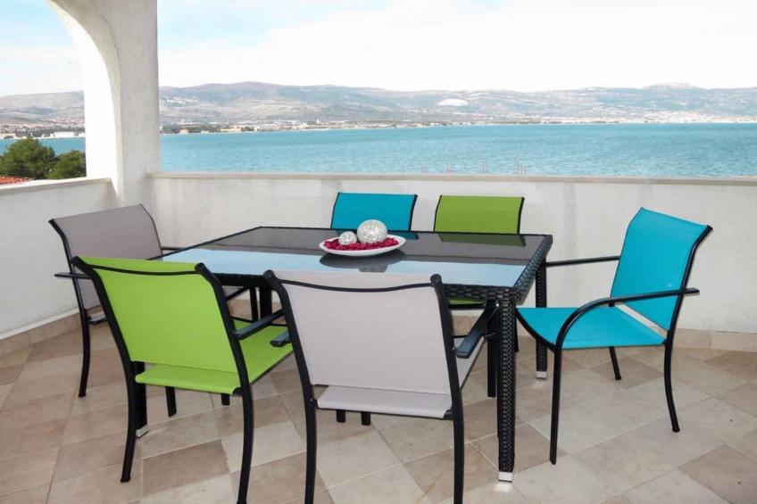 Sea-View Apartments with Pool, Terrace, and Outdoor Lounge in Scenic Čiovo Island - Two Bedroom Apartment (Owner Sollis I)