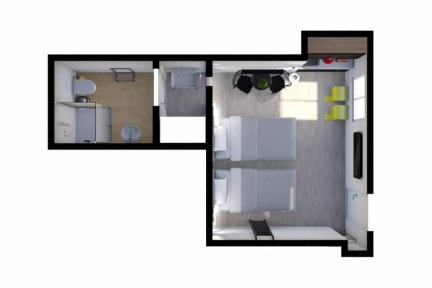 Studio "Purple Heart" mit Terrasse - foto 21