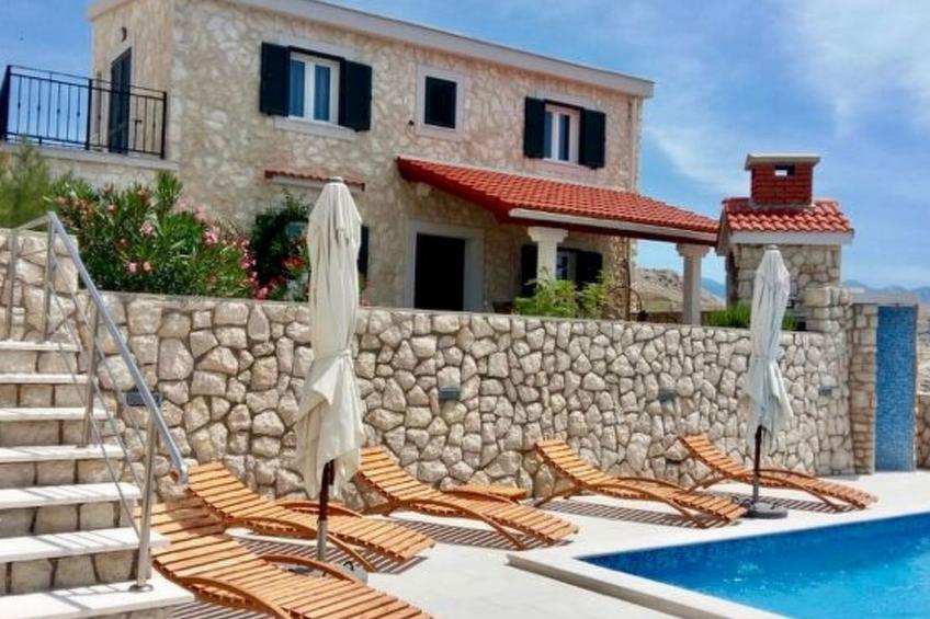 Villa Dražica mit beheiztem Pool - ruhige Lage