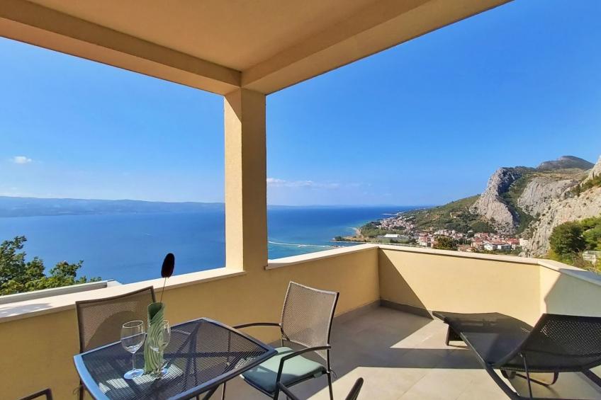 Wohnung Borak grün mit herrlichem Blick