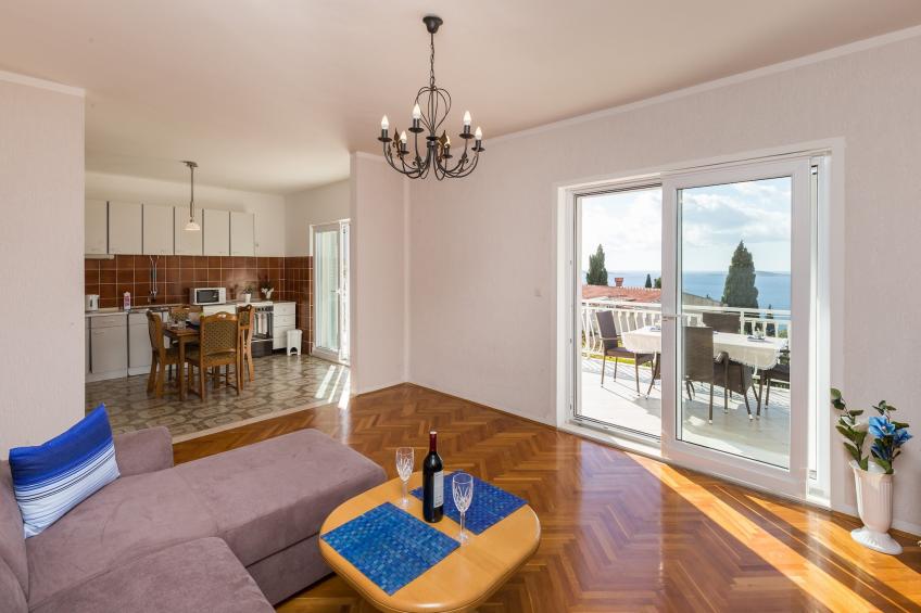 Apartments Villa Enzian - Standard Two Bedroom Apartment with Terrace and Sea View - foto 4