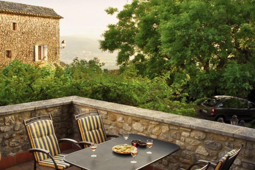 Maisonettewohnung mit Terrasse und Ausblick