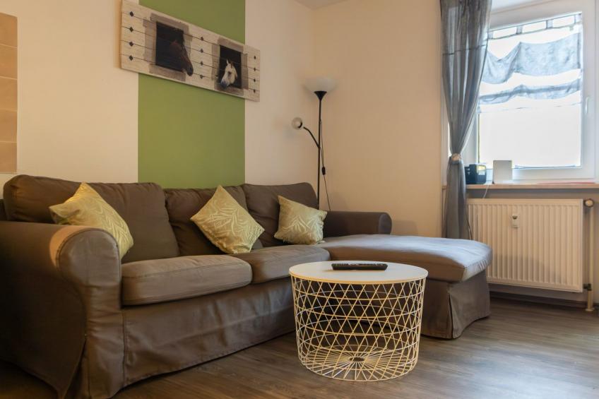 mit zwei Schlafzimmern und Balkon