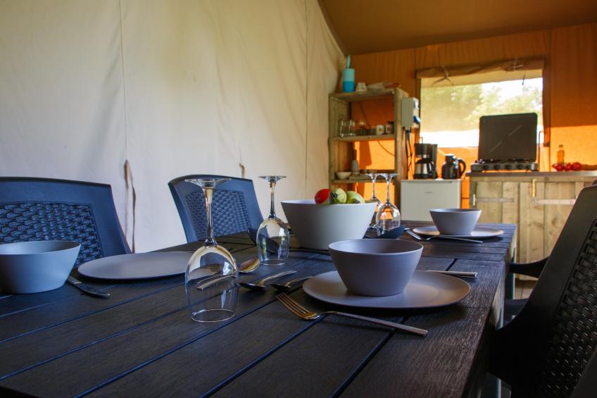 Safari tent 6 person with bathroom - foto 7