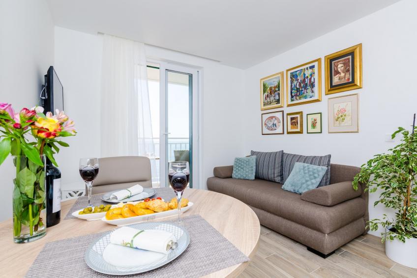 Apartments Lazarin - One Bedroom Apartment with Balcony and Sea View (2 Mali ) - foto 5