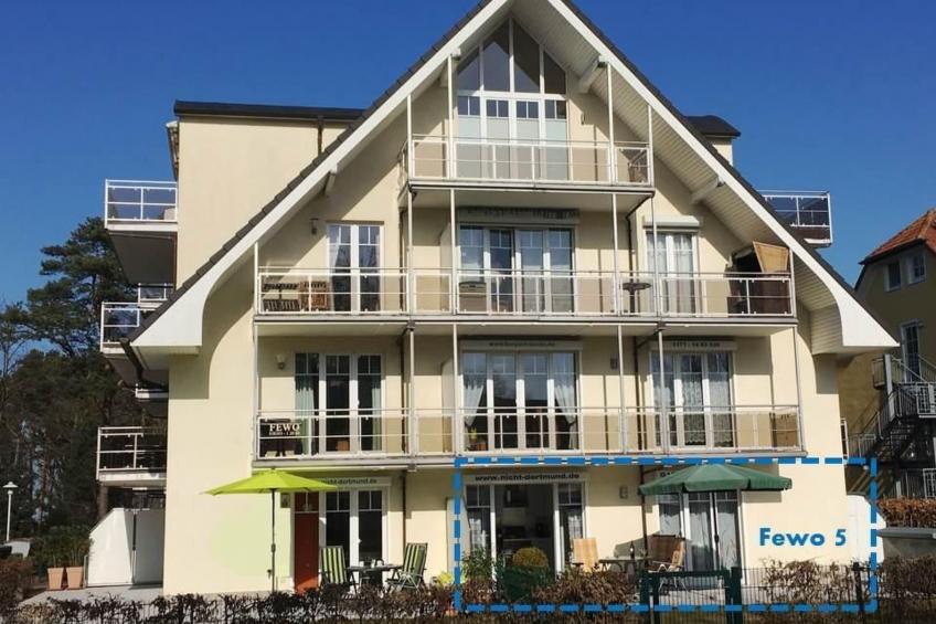 mit Blick auf das Wasser