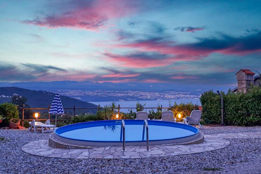 Vakantiehuis met airconditioning, privézwembad en panoramisch uitzicht op zee - BF-HMTPD