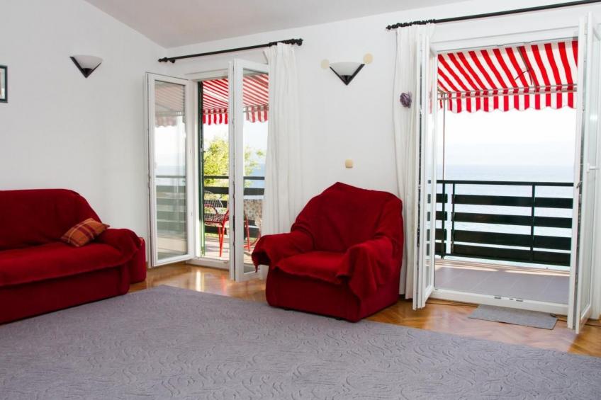 Große Ferienwohnung in Duće mit Privatem Balkon und Meerblick - foto 6