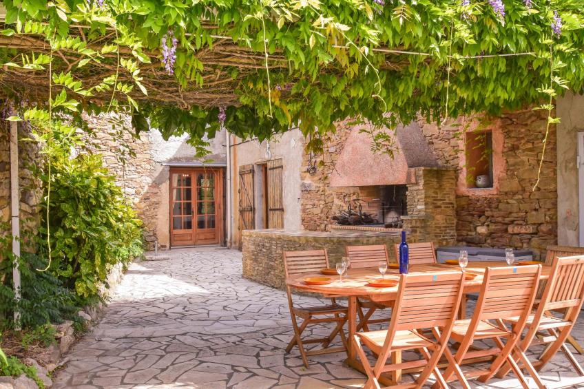 Charmantes Natursteinhaus mit Pool