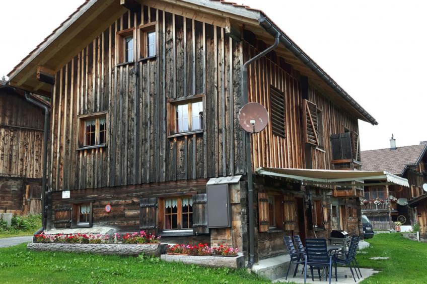 beim Kulturtenn, (Obermutten).