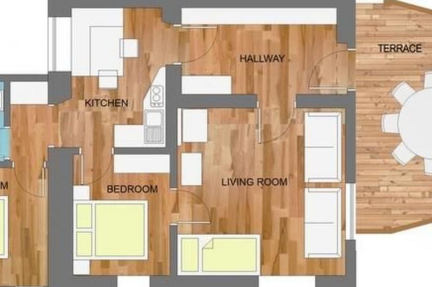 Wohnung im Erdgeschoss - sechs Personen und eine Terrasse - foto 11