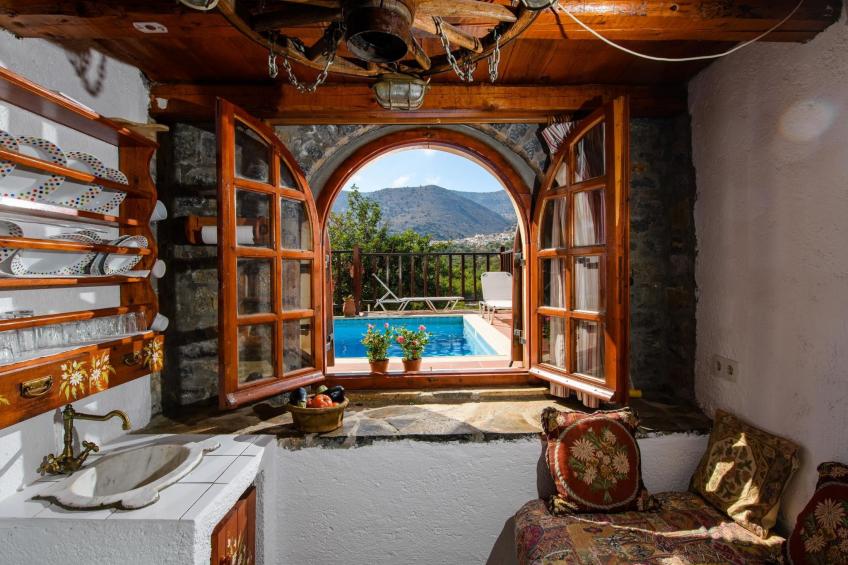 Steinhaus Erato Privater Pool Landschaftliche Kretische Ansichten - foto 25