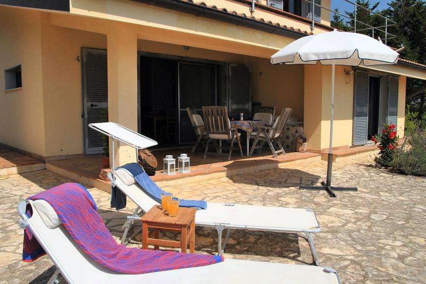 Villa zur Alleinbenutzung in den grünen Hügeln von Sperlonga eingebettet