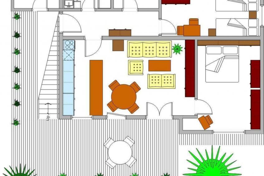 Strandnahe Ferienwohnung Jure mit großer Terrasse - foto 28