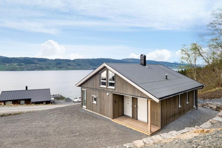 Blockhaus am Fjord