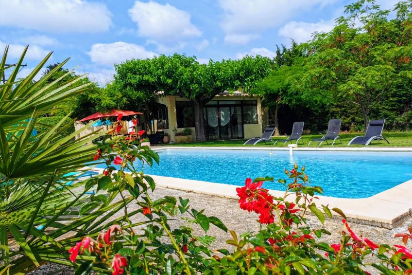 auf dem Land mit Pool