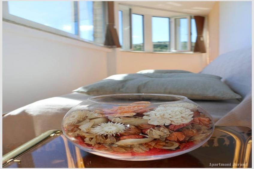 Apartments Juras - Studio Apartment with Balcony and Side Sea View (Tea)