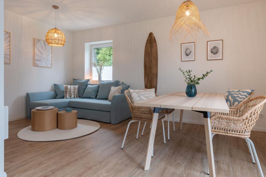 Küstenbutze - Modernes Apartment für 6 im Beach-Style mit vollausgestatteter Kü