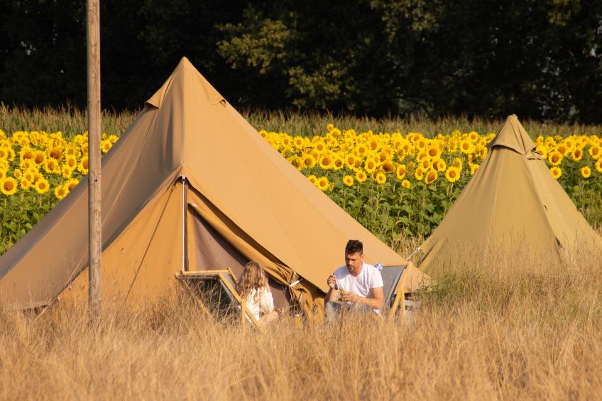 Pop-up glamping: Buurvrouws' Belltentje | 2-4 pers.