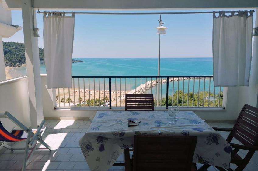 Zwei-Zimmer-Wohnung mit Meerblick