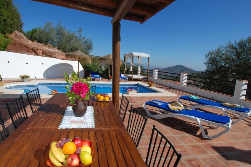 Torcal 1 Comares, Beheiztes Schwimmbad, Wechselstrom, 8 Pers - foto 5