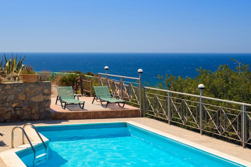 Villa mit Meerblick und privatem Pool, in der Nähe von Elafonissi