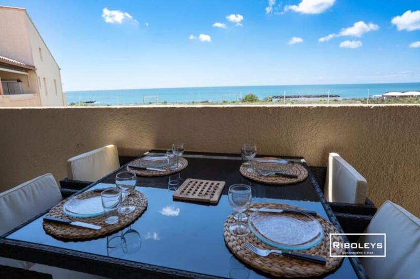 Vias-plage - Appartement Climatisé Avec Piscine Face à La Mer - foto 15