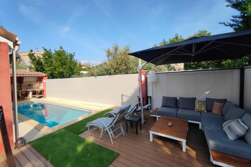 Jolie maison de vacances avec piscine