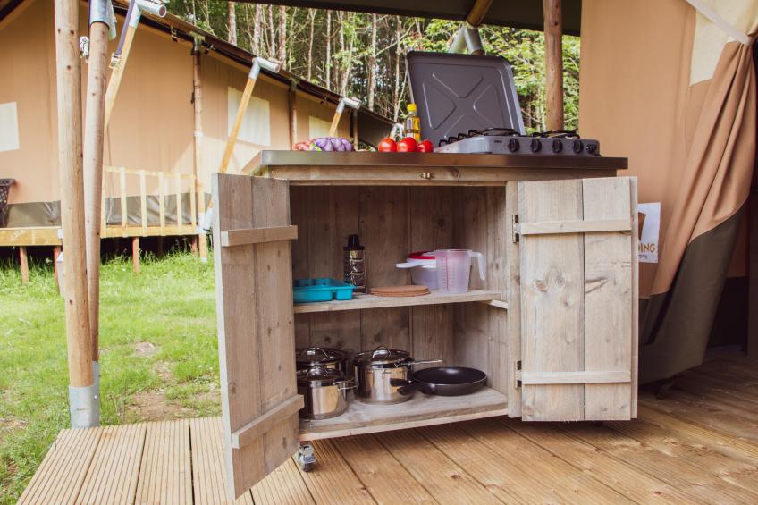 Safari tent 6 person with bathroom - foto 8