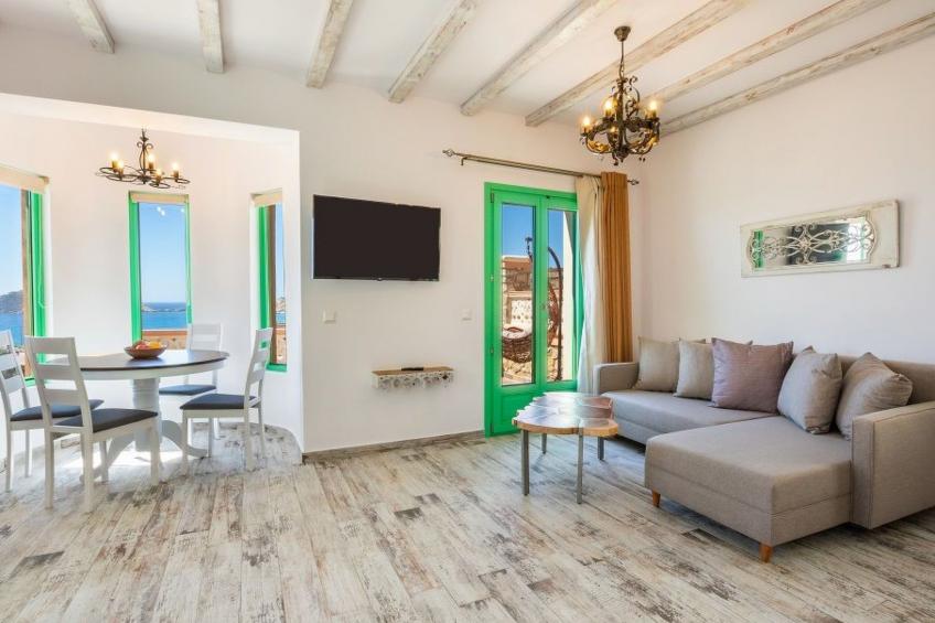 Schönes Haus in Kato Lefkos und schöne Aussicht