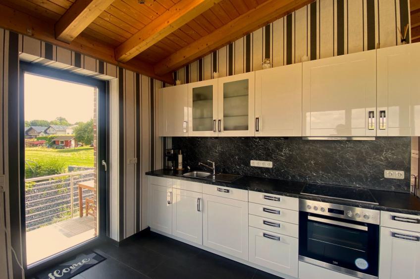 Wohnung in Schmidt mit Grill und Garten