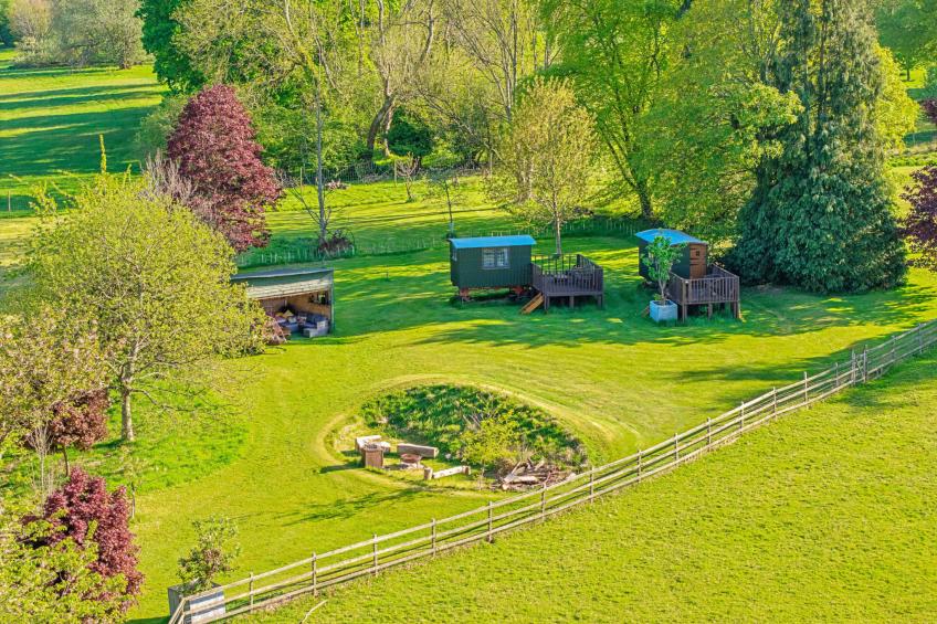 Shepherd's Hut at Hilltop Farm