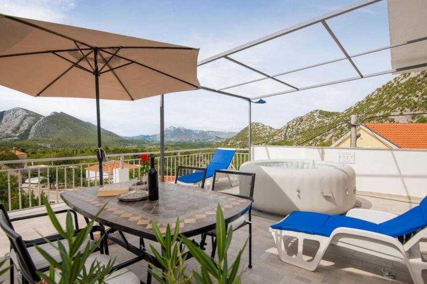 in Gornja Brela mit Sonnenterrasse und Panoramablick - foto 2